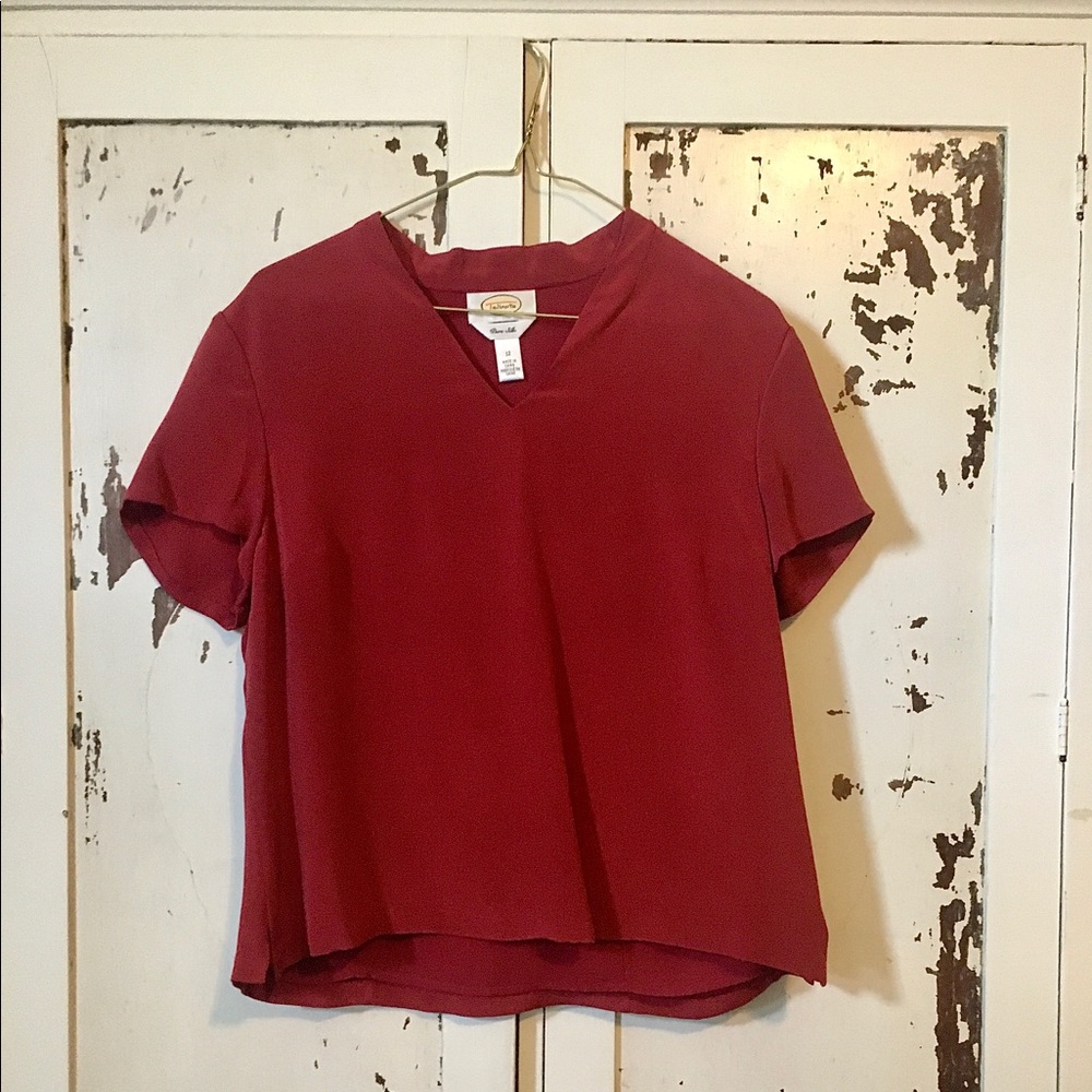 🌿Talbots Pure Silk Blouse